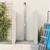 Douche solaire extérieure Noir 217 cm PVC et Aluminium 522333522333