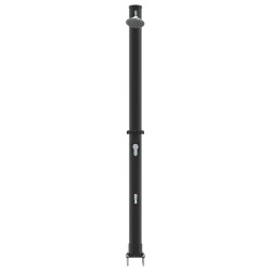 Douche solaire extérieure Noir 217 cm PVC et Aluminium 522333522333