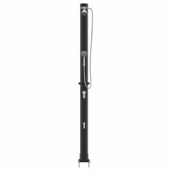 Douche solaire extérieure Noir 217 cm PVC et Aluminium 522336522336