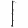 Douche solaire extérieure Noir 217 cm PVC et Aluminium 522336522336