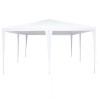 Tente de fête Blanc 400 x 400 x 266 cm Polyéthylène et acier 522338522338