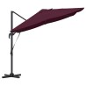 Parasol Bordeaux 351 x 250 x 260 cm Polyester et Aluminium 522339522339