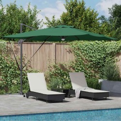 Parasol Roma Vert 286 x 284 x 270 cm Aluminium et polyester 522340522340