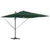 Parasol Roma Vert 286 x 284 x 270 cm Aluminium et polyester 522340522340