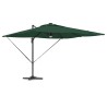 Parasol Roma Vert 286 x 284 x 270 cm Aluminium et polyester 522340522340