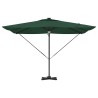 Parasol Roma Vert 286 x 284 x 270 cm Aluminium et polyester 522340522340