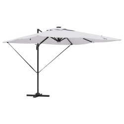 Parasol Roma Beige 286 x 284 x 270 cm Aluminium et polyester 522341522341