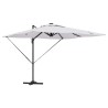 Parasol Roma Beige 286 x 284 x 270 cm Aluminium et polyester 522341522341