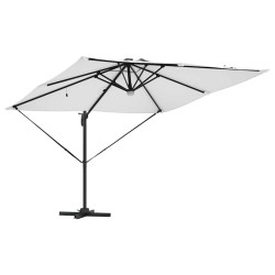Parasol Roma Beige 286 x 284 x 270 cm Aluminium et polyester 522341522341