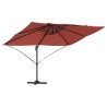 Parasol Terre cuite 351 x 250 x 260 cm Polyester et Aluminium 522342522342