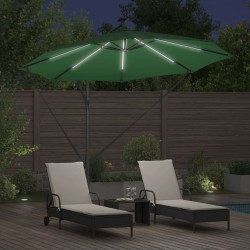 Parasol Vert 294 x 294 x 248 cm Polyester et Aluminium 522346522346