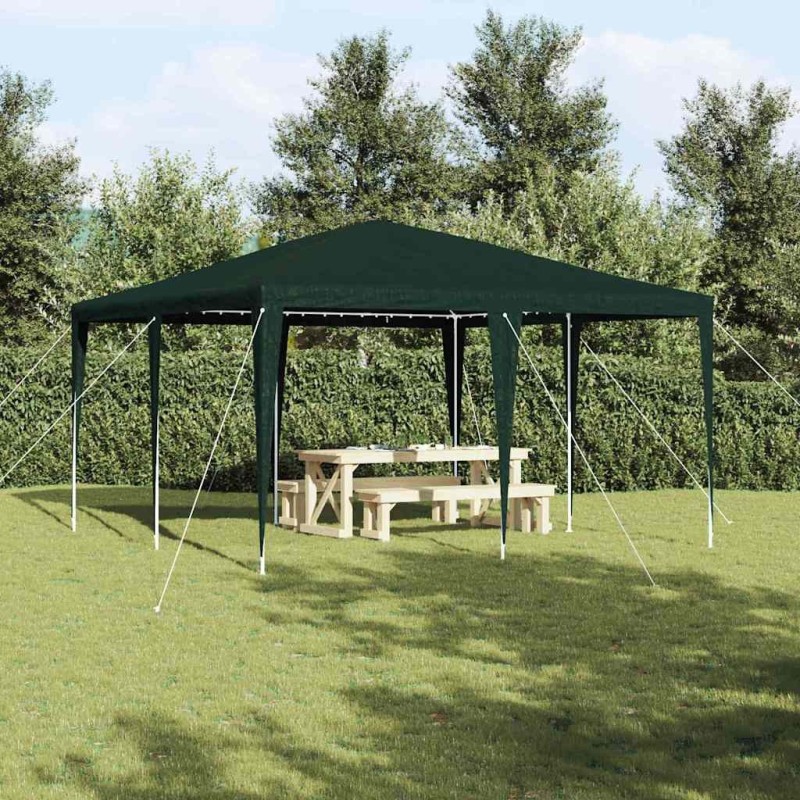 Tente de fête Vert 400 x 400 x 266 cm Polyéthylène et acier 522348522348