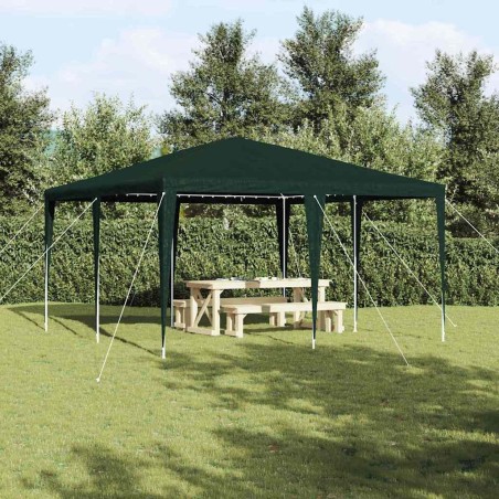Tente de fête Vert 400 x 400 x 266 cm Polyéthylène et acier 522348522348