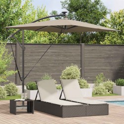 Parasol Taupe 294 x 200 x 270 cm Polyester et Aluminium 522351522351