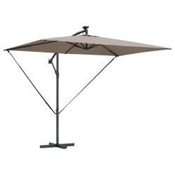 Parasol Taupe 294 x 200 x 270 cm Polyester et Aluminium 522351522351