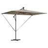Parasol Taupe 294 x 200 x 270 cm Polyester et Aluminium 522351522351
