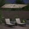 Parasol Taupe 294 x 200 x 270 cm Polyester et Aluminium 522351522351