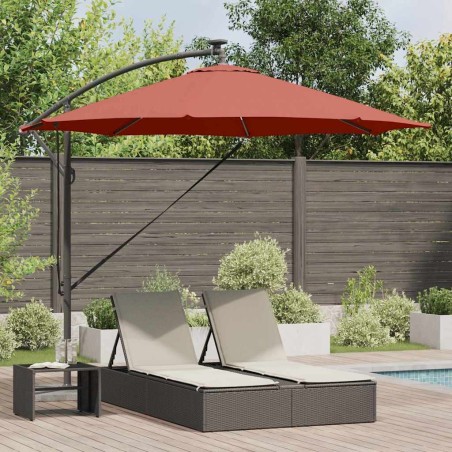 Parasol Terre cuite 294 x 294 x 248 cm Polyester et Aluminium 522353522353
