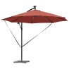 Parasol Terre cuite 294 x 294 x 248 cm Polyester et Aluminium 522353522353