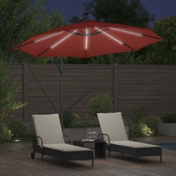 Parasol Terre cuite 294 x 294 x 248 cm Polyester et Aluminium 522353522353