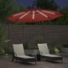 Parasol Terre cuite 294 x 294 x 248 cm Polyester et Aluminium 522353522353