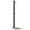 Douche solaire extérieure Noir 217 cm PVC et Aluminium 522354522354