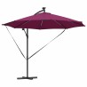 Parasol Bordeaux 294 x 294 x 248 cm Polyester et Aluminium 522355522355