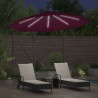 Parasol Bordeaux 294 x 294 x 248 cm Polyester et Aluminium 522355522355