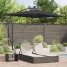 Parasol Noir 294 x 200 x 270 cm Polyester et Aluminium 522359522359