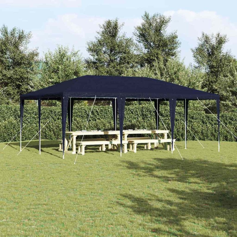 Tente de fête Bleu 600 x 400 x 266 cm Polyéthylène et acier 522363522363