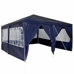 Tente de fête Bleu 400 x 400 x 266 cm Polyéthylène 522366522366