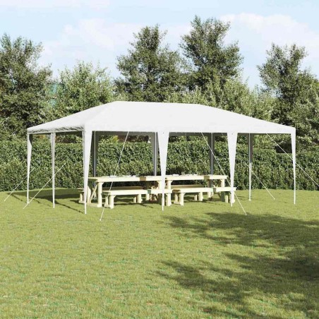 Tente de fête Blanc 600 x 400 x 266 cm Polyéthylène et acier 522367522367