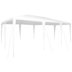 Tente de fête Blanc 600 x 400 x 266 cm Polyéthylène et acier 522367522367