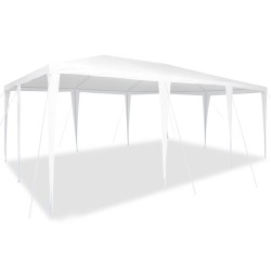 Tente de fête Blanc 600 x 400 x 266 cm Polyéthylène et acier 522367522367