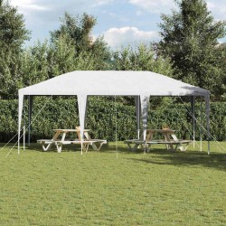 Tente de fête Blanc 600 x 400 x 266 cm Polyéthylène et acier 522367522367
