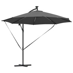 Parasol Anthracite 294 x 294 x 248 cm Polyester et Aluminium 522368522368