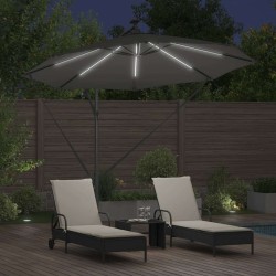 Parasol Anthracite 294 x 294 x 248 cm Polyester et Aluminium 522368522368