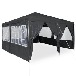 Tente de fête Anthracite 400 x 400 x 266 cm Polyéthylène 522370522370