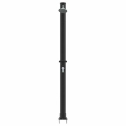 Douche solaire extérieure Noir 217 cm PVC et Aluminium 522371522371