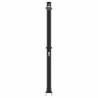 Douche solaire extérieure Noir 217 cm PVC et Aluminium 522371522371