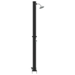 Douche solaire extérieure Noir 217 cm PVC et Aluminium 522371522371
