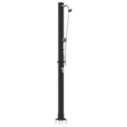 Douche solaire extérieure Noir 217 cm PVC et Aluminium 522372522372