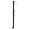 Douche solaire extérieure Noir 217 cm PVC et Aluminium 522372522372
