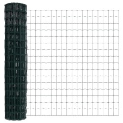 Clôture Euro Vert 1,6 x 10 m Fer revêtu de PVC 522488522488