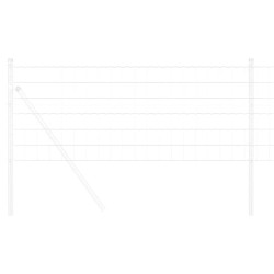 Clôture Euro 0,6 x 10 m Fer revêtu de PVC 522498522498