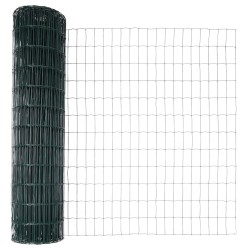 Clôture Euro Vert 1,2 x 25 m Fer revêtu de PVC 522510522510