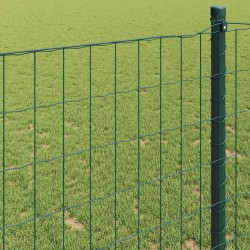 Clôture Euro Vert 1,5 x 10 m Fer revêtu de PVC 522528522528