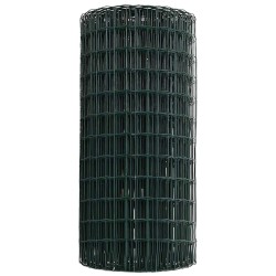 Clôture Euro Vert 0,4 x 10 m Fer revêtu de PVC 522551522551