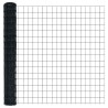 Clôture Euro Gris 1,6 x 10 m Fer revêtu de PVC 522685522685
