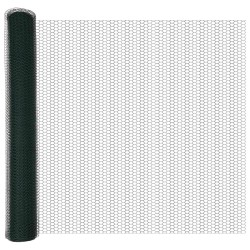Clôture hexagonale Vert 1,4 x 10 m PVC 522741522741